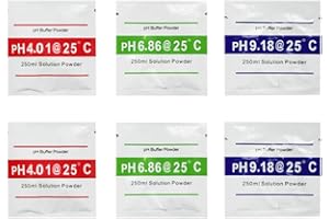 POLILI PH-Meter-Kalibrierpunkt 3 Typ PH-Pufferpulver-Set Messen Sie das Kalibrierlösungspulver für das PH-Testmessgerät