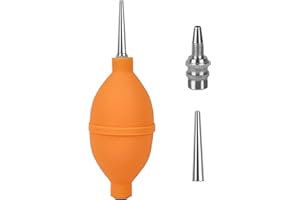 KUNKA 1Stück -Weichgummi-Luftgebläse -Kaffeemühle Reinigung -Gebläse Kaffeepulver -Pneumatische Filter Reinigung Werkzeug Gebläse (Orange)