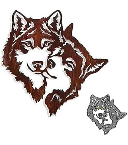 Ensemble De 4 Matrices De Découpe En Métal, Chiens, Pochoirs