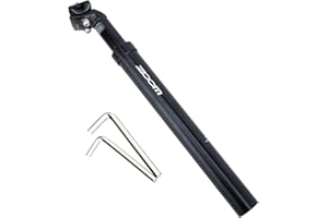 Yongness Tige de Selle à Suspension pour vélo,Tige de Selle à Suspension à Ressort, diamètre 27,2mm, 30,9mm,31,6 mm, adaptée aux vélos électriques,VTT,Descente, vélos de Ville