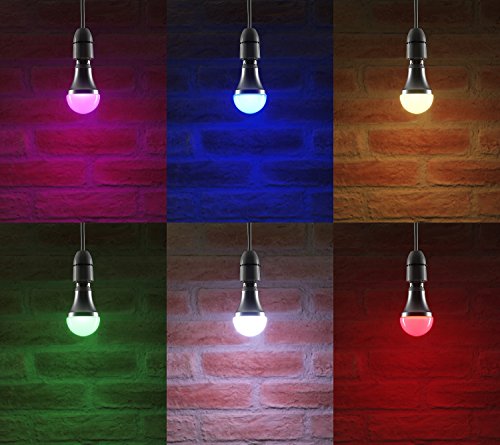 Auraglow BC/B22 Remote Controlled Colour Changing Light Bulb