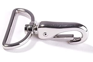 STOFFE WERNING Taschenkarabiner 40 mm silber Karabinerhaken Metall - Preis gilt für 1 Stück