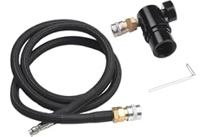 ONIISSY Regulator, HPA MR GEN2 Regulator W Foster Coupler & Remote Hose Secure Tournament Lock for safe and regulated play during tournaments