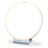 Beurer TL100UK Daylight Therapy Lamp And Mood Light - Helps Combat Seasonal Affective Disorder - 10,000 Lux - Bluetooth Smart SAD Lamp - Colour-Changing LED Light Therapy - 10 Brightness Levels