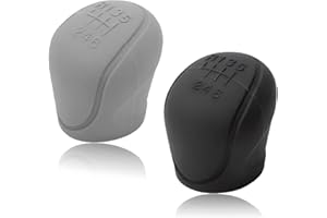 Tomedeks 2 Pièces Housse De Levier De Vitesse Universelle en Silicone pour Voiture - 6 Vitesses - Antidérapante, Housse Pommeau De Vitesse,Couvercle De Pommeau De Vitesse Gm