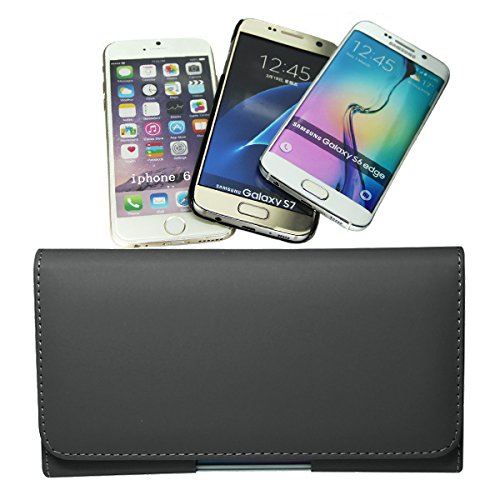 HubLines GÃ¼rtel-Handy-Holster-Tasche mit Clip SchutzhÃ¼lle in schwarz PU Leder fÃ¼r 5.5 - 4.7 Zoll mit 360-Grad-Dreh-GÃ¼rtelclip â€“ InnenmaÃŸe 15.5 cm Ã— 8 cm GrÃ¶ÃŸe XL - fÃ¼r iPhone 6 s, 7 plus, Samsung, HTC, LG, Huawei, Xiaomi, Sony, Smartphone - Holster GÃ¼rtel Clip Seitentasche Magnet Trageclip Handytasche Etui Case GÃ¼rtelholster
