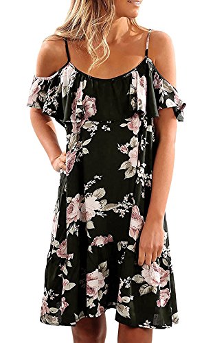 cold shoulder beach dress