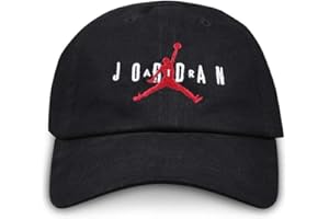 Jordan Cappello Visiera da Bambino, 4-7 Anni (Nero)