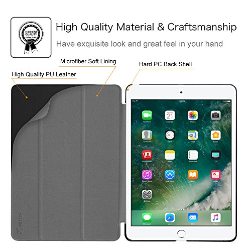 Fintie iPad 9.7 Zoll 2017 Hülle – Ultra Schlank Superleicht Ständer Smart Shell Case Cover Schutzhülle Tasche mit Auto Schlaf / Wach Funktion für Apple iPad 2017 Neue Modell, Herbst Liebe - 5