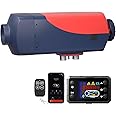 2KW Diesel Heater, 12V Diesel Air Heater Portable with Bluetooth Remote Control and Smart APP, Parking Heaters Automatic Adjustment,10L Fuel Tank for for Car, Truck, Boat, RV,Campers