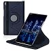 Produktbild LetiStore Hülle Für Huawei MediaPad M5 8.4 Zoll 2018 Flip Case Cover Stand Schutzhülle - Tasche Kunst Lederhülle Dunkel Blau