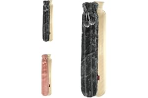 RAM ONLINE Ram® Extra Long Grey Hot Water Bottle for Back Ache Pain Relief Hot Water Bottle 72CM