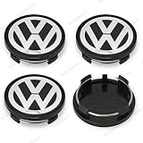 uego de 4 tapacubos de mejor calidad para Volkswagen. 63 mm de diámetro exterior (no es la marca, producto OEM de VW)