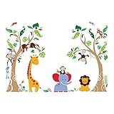 wandsticker baby tiere Ideal um Kinderzimmer, Baby Mädchen und Jungen Zimmer usw. zu dekorieren