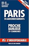 Atlas routiers : Modèle Police Nationale - Plan de Paris par arrondissements - Plan des communes limitrophes