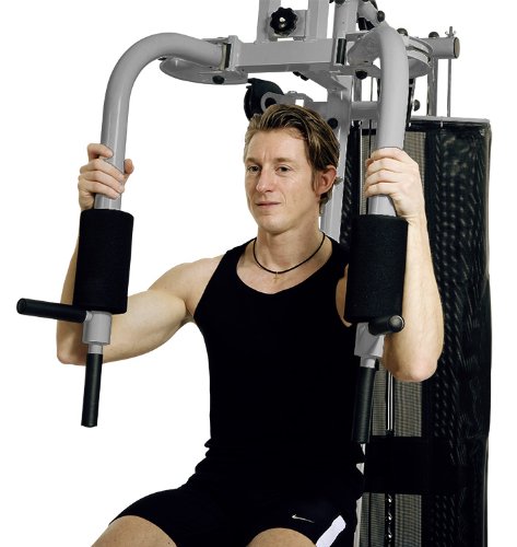 Christopeit Multistation Fitness-Station SP 20 XL, schwarz/weiß/rot, 145 x 115 x 200 cm, 1386 - 8