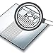 Beurer GS36 Glass Bathroom Scales with Stainless Steel Finish