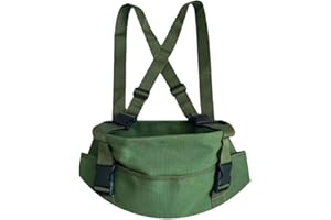 Lpitoy Sac de cueillette de Fruits, Tablier de récolte pour Jardin, Sac de cueillette de légumes réglable, Pochette de récolte, Sac de cueillette en Toile pour jardiniers de Champignons