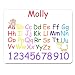 Produktbild Molly – personalisierbar Kids Alphabet und Zahlen Educational Premium Mauspad (5 Dick).