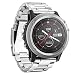 Produktbild myqyiyi Edelstahl-Armband-Uhr Inteligent für Garmin Fenix 3/HR silber