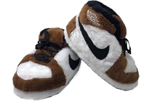 DESCONOCIDO iPantuflas | Chaussures Casa AJ 1 Unisexe Homme Femme | Taille unique 35-43 | Pantoufles originales pour offrir | Chaussons d'hiver drôles chauds pour la maison