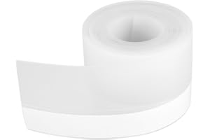 UXCELL sourcing map 1-3/4"(45mm) Largeur 2M Long Joint d'étanchéité de fond de porte sans cadre Clair
