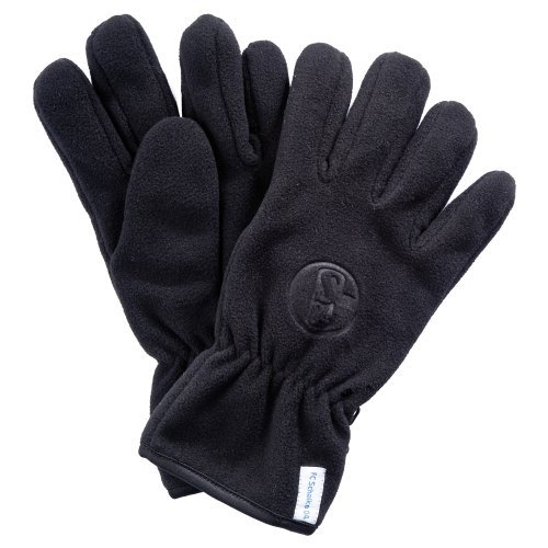 Preisvergleich Produktbild FC Schalke 04 Fleece Handschuhe, schwarz, Größe: XL