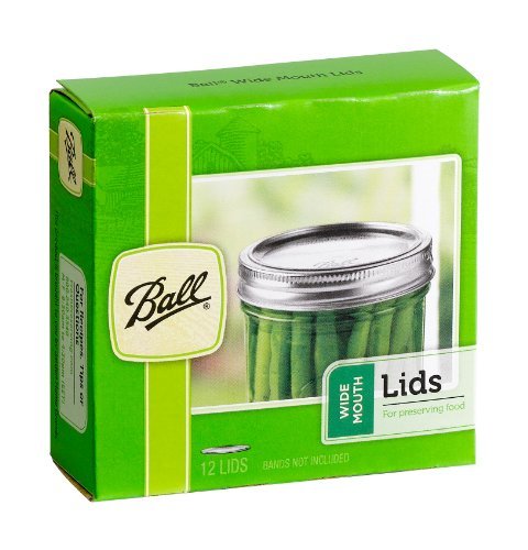 Ball Jars Wide Mouth Lids, 12 Count by Jarden