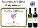 Price comparison product image PERSONALISED WINE BOTTLE LABEL - ANY MESSAGE AND NAME (Type 3)