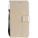Produktbild Nancen Wallet Case Tasche Hülle für Samsung Galaxy Xcover 4 sm-g390f (4,99 Zoll) Flip Schutzhülle Zubehör Lederhülle mit Silikon Back Cover PU Leder Handytasche im Bookstyle Stand Funktion , Schmetterling Schnalle Magnet , Baum und Katze Muster Flip Funktion Kartenfächer Etui Schale ,Schütze Dein Telefon