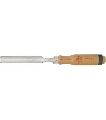 Stubai 520712 Sgorbia per Scultori con Manico, Modello 7, 12 mm