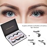 * Aplicaciones amplias: las pestañas postizas son artículos de belleza que son adecuados para fiestas, bodas, eventos, fotografías, recorridos nocturnos.