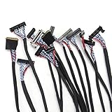  Ils - 14 Pieces Universal F Piece/LVDS Display Cable Support For 10-65 Inch Screen LCD Controller Board