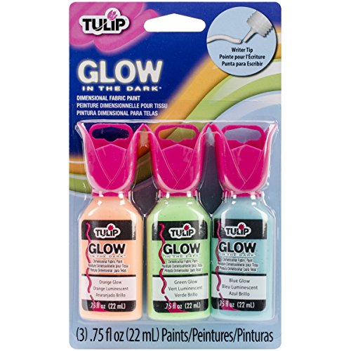I love schaffen zu Tulip dreidimensionale Stoff Farben .75oz 3/pkg-glow, andere, mehrfarbig