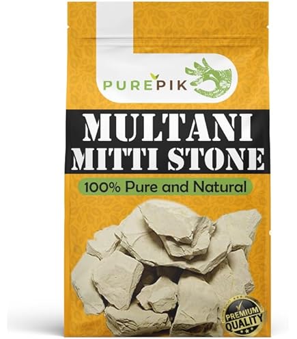 その他 加工食品 Multani mitti stone 1 kg clay Multani Mitti Stone, Natural Clay Mineral, 1 Kg | Earth fuller's