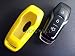 Produktbild Hochglanz Hartschale 2015 2016 2017 Ford 3 Button Smart Keyless Fob Fernbedienung Displayschutzfolie, für Ford Mustang 5.0 GT Mondeo Fusion Galaxy (gelb)