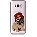 Produktbild Hozor Niedlich Mode Glitzer Muster Ultra Dünn Durchsichtige Handy Hülle für Samsung Galaxy S8 Plus S8+ 6.2 zoll Stylish Weiche Silikon TPU Handy Schutzhülle Bumper Case - Cool Dog