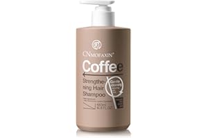 CNMOFAXIN Caffeine Shampoo 480ml - Hair Growth, Volumising & Thickening Shampoo for Men & Women - With Coffee Seed Extract, Centella & Artemisia - Deep Cleansing, Silicone Free Daily Hair Care