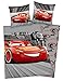 Produktbild Herding Bettwäsche-Set Disney's Cars 3, Baumwolle, Grau,mit Reißverschluss 200 x 135 cm