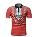 Produktbild Poloshirt Herren T Shirt Top Sommer Kurzarm Polohemd Slim Fit Polo Regular Fit Shirt Basic T-Shirt Hemden Freizeithemd Zhen+ Männer Sport Tank Tops Ethnisch Druck Bluse Casual Sweatshirt Oberteile