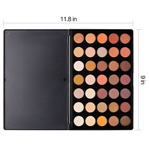 DE’LANCI Professionelle 35 Farben Lidschatten Palette Wasserdichte Verfassungs Augenschminke Kit O - 3