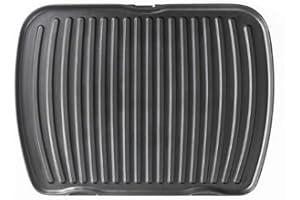 LAGRANGE Jeu de plaques Panini/Grill viande, compatible avec tous les gaufriers "Premium", Plaques en fonte d'aluminium, Revêtement antiadhésif double couche, 010322