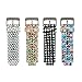 Produktbild fit-power Ersatz Smart Armbanduhr Zubehör Band Strap für GARMIN Forerunner 220/230/235/620/630, One size, Pack of 4-StyleB