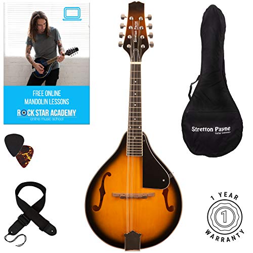 Stretton Payne - Mandolina, color marr?n degradado