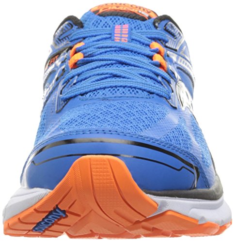Saucony Men’s Omni 15 Running Shoes, Blue (Blue/Orange/Black), 8 UK 42.5 EU