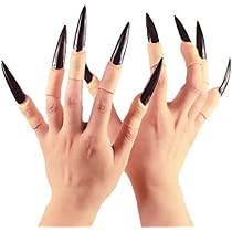 3 Stück Fingernagel-Claw Rings - Hohle Krallen Für Cosplay & Halloween Aus Legerung