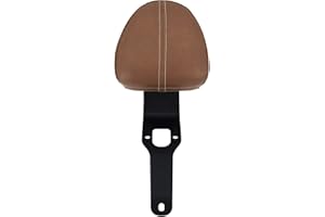 HDBUBALUS Plug-in Driver Rider Rückenlehne mit brauner Sissy Bar Pad Unterstützung Fit für Indian Scout Sixity 2015–2019