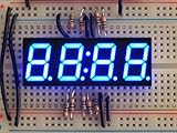 Blau 7-Segment-Anzeige der Uhrzeit - 0,56 