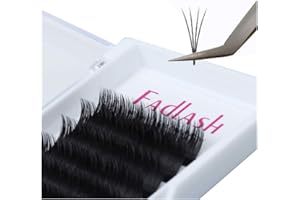 Pestañas Volumen Ruso 0.07 D Rizo 15mm*12 Fila 2D 3D 5D 10D 20D Pestañas FADLASH Extensiones de Pestañas Volumen Ruso Easy Fan Volume Lashes(0.07-d-15)