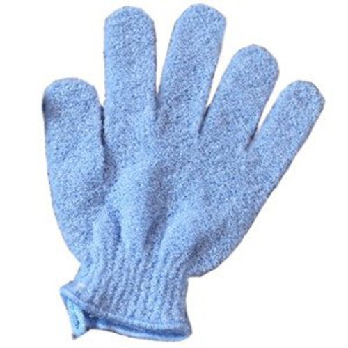 Pair of Exfoliating Body Gloves (Blue)